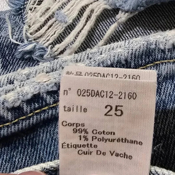 MOUSSY VINTAGE Billings Skinny Denim Jeans Blue Size 25 - Picture 9 of 10